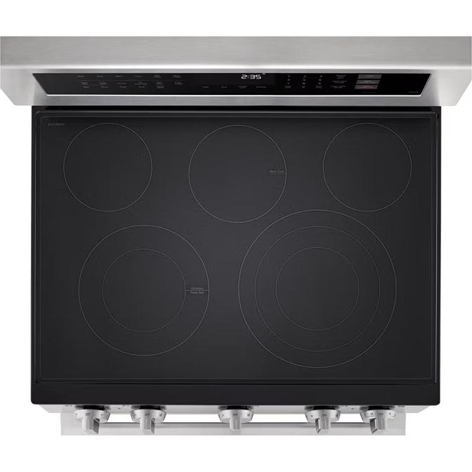  LG 30-inch, 7.3 cu. ft. Smart Electric Double Oven Freestanding Range with ProBake Convection® LDEL7324YE IMAGE 3