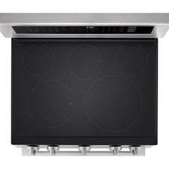  LG 30-inch, 7.3 cu. ft. Smart Electric Double Oven Freestanding Range with ProBake Convection® LDEL7324YE IMAGE 3