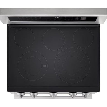  LG 30-inch, 7.3 cu. ft. Smart Electric Double Oven Freestanding Range with ProBake Convection® LDEL7324YE IMAGE 3