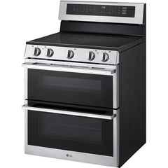  LG 30-inch, 7.3 cu. ft. Smart Electric Double Oven Freestanding Range with ProBake Convection® LDEL7324YE IMAGE 4