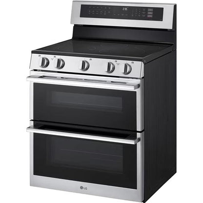  LG 30-inch, 7.3 cu. ft. Smart Electric Double Oven Freestanding Range with ProBake Convection® LDEL7324YE IMAGE 4