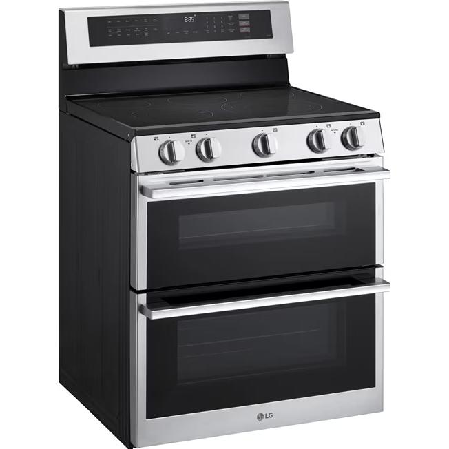  LG 30-inch, 7.3 cu. ft. Smart Electric Double Oven Freestanding Range with ProBake Convection® LDEL7324YE IMAGE 5