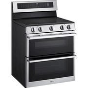  LG 30-inch, 7.3 cu. ft. Smart Electric Double Oven Freestanding Range with ProBake Convection® LDEL7324YE IMAGE 5