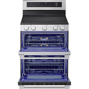  LG 30-inch, 7.3 cu. ft. Smart Electric Double Oven Freestanding Range with ProBake Convection® LDEL7324YE IMAGE 6