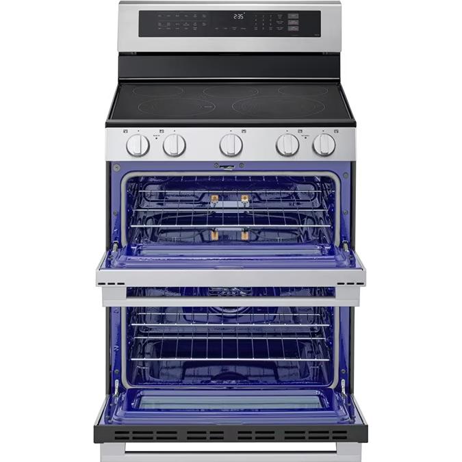  LG 30-inch, 7.3 cu. ft. Smart Electric Double Oven Freestanding Range with ProBake Convection® LDEL7324YE IMAGE 6