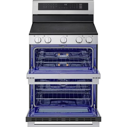  LG 30-inch, 7.3 cu. ft. Smart Electric Double Oven Freestanding Range with ProBake Convection® LDEL7324YE IMAGE 6