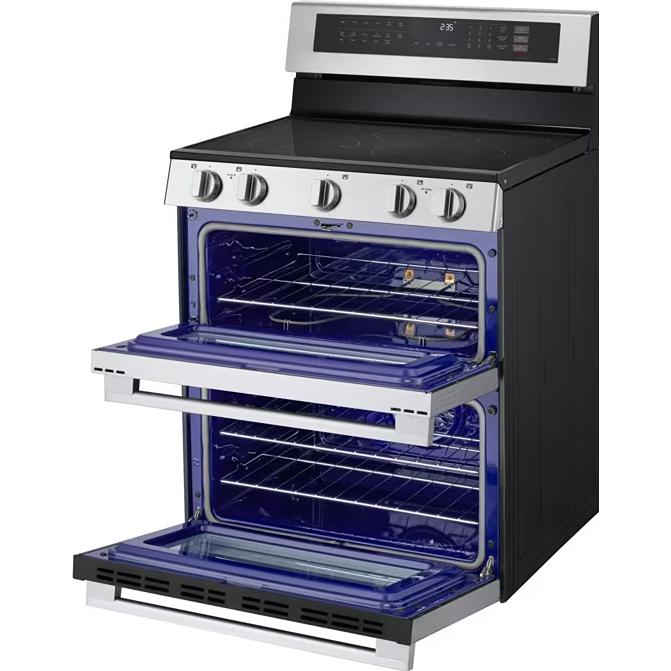  LG 30-inch, 7.3 cu. ft. Smart Electric Double Oven Freestanding Range with ProBake Convection® LDEL7324YE IMAGE 7