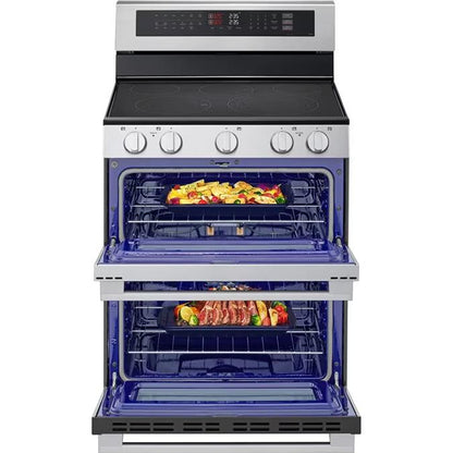  LG 30-inch, 7.3 cu. ft. Smart Electric Double Oven Freestanding Range with ProBake Convection® LDEL7324YE IMAGE 9