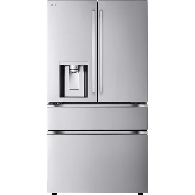 LG 29 cu. ft. Smart Standard-Depth MAX™ 4-Door French Door Refrigerator with Full-Convert Drawer™ LF29N8330S