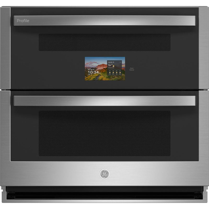 GE Profile 30-inch Built-In Wall Oven with Twin Flex Convection PTS9200SZSS