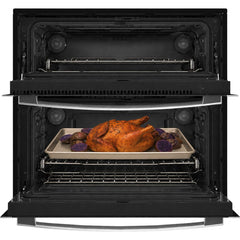  GE Profile 30-inch Built-In Wall Oven with Twin Flex Convection PTS9200SZSS IMAGE 3
