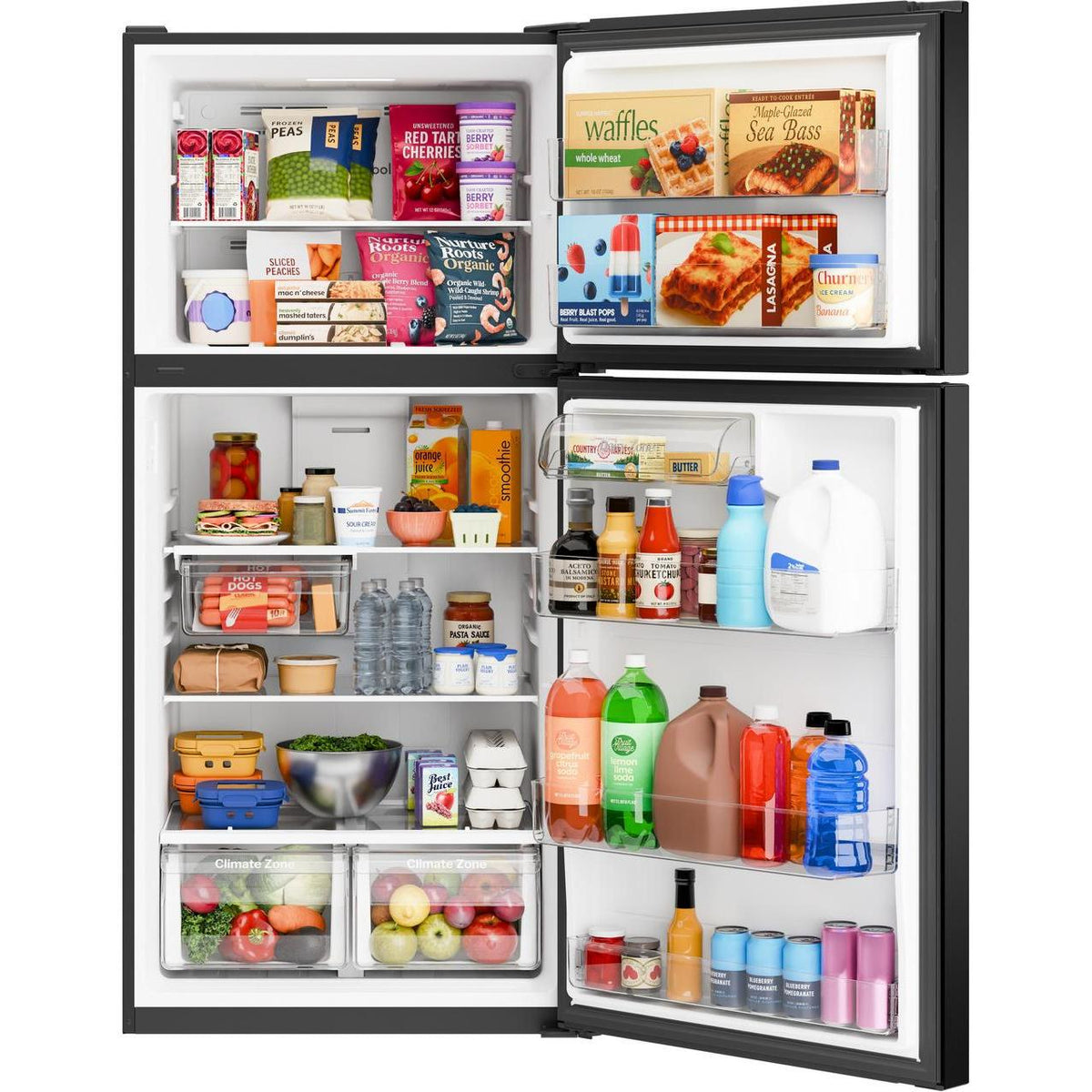  GE 30-inch, 19 cu. ft. Freestanding Top Freezer Refrigerator with Garage-Ready Performance GPS19KGZBB IMAGE 5