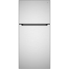  GE 30-inch, 19 cu. ft. Freestanding Top Freezer Refrigerator with Garage-Ready Performance GPS19KYZFS IMAGE 1