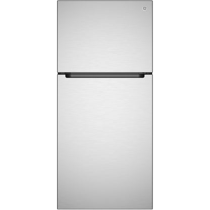  GE 30-inch, 19 cu. ft. Freestanding Top Freezer Refrigerator with Garage-Ready Performance GPS19KYZFS IMAGE 1