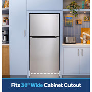  GE 30-inch, 19 cu. ft. Freestanding Top Freezer Refrigerator with Garage-Ready Performance GPS19KYZFS IMAGE 10