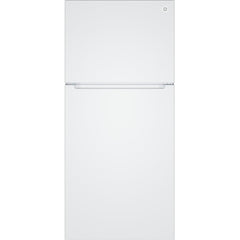  GE 30-inch, 19 cu. ft. Freestanding Top Freezer Refrigerator with Garage-Ready Performance GPS19KGZWW IMAGE 1