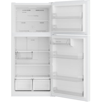  GE 30-inch, 19 cu. ft. Freestanding Top Freezer Refrigerator with Garage-Ready Performance GPS19KGZWW IMAGE 2