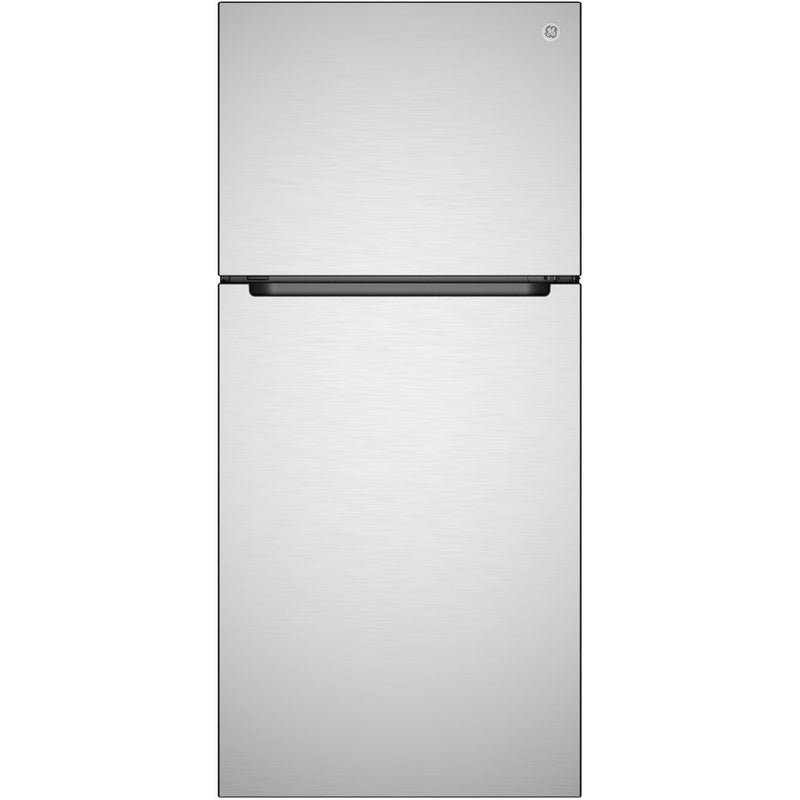 GE 30-inch, 21 cu. ft. Freestanding Top Freezer Refrigerator with Garage-Ready Performance GPS21KYZFS