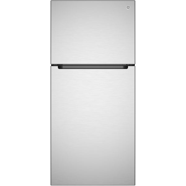 GE 30-inch, 21 cu. ft. Freestanding Top Freezer Refrigerator with Garage-Ready Performance GPS21KYZFS