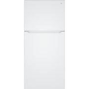  GE 30-inch, 21 cu. ft. Freestanding Top Freezer Refrigerator with Garage-Ready Performance GPS21KGZWW IMAGE 1