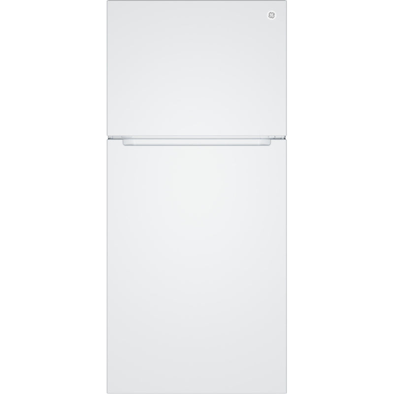 GE 30-inch, 21 cu. ft. Freestanding Top Freezer Refrigerator with Garage-Ready Performance GPS21KGZWW
