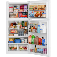  GE 30-inch, 21 cu. ft. Freestanding Top Freezer Refrigerator with Garage-Ready Performance GPS21KGZWW IMAGE 4