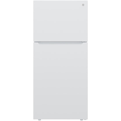  GE 30-inch, 21 cu. ft. Freestanding Top Freezer Refrigerator with Garage-Ready Performance GPS21KGZWW IMAGE 8