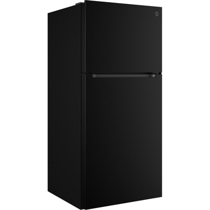  GE 30-inch, 21 cu. ft. Freestanding Top Freezer Refrigerator with Garage-Ready Performance GPS21KGZBB IMAGE 2