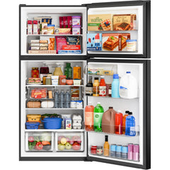  GE 30-inch, 21 cu. ft. Freestanding Top Freezer Refrigerator with Garage-Ready Performance GPS21KGZBB IMAGE 4