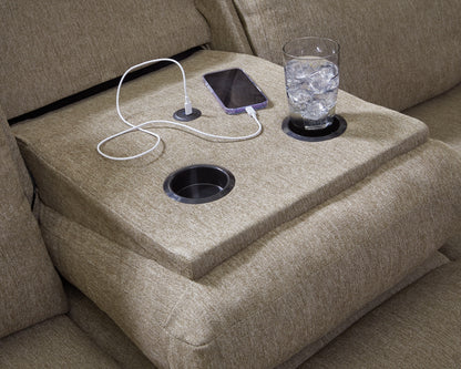 Tarrant REC Sofa w/Drop Down Table