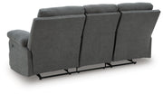 Tarrant Reclining Sofa with Drop Down Table