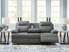 Tarrant Reclining Sofa with Drop Down Table