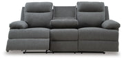 Tarrant Reclining Sofa with Drop Down Table