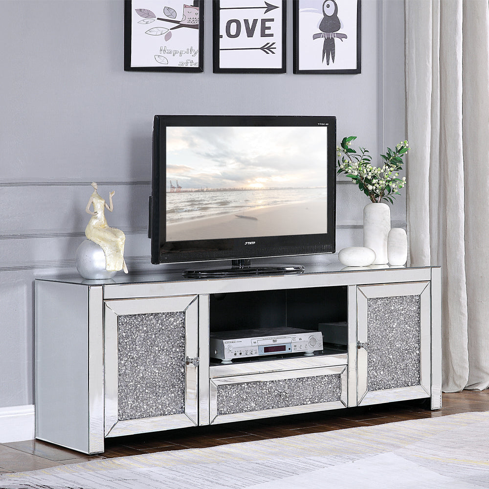 Mueble de TV Noralie Glam con 1 cajón