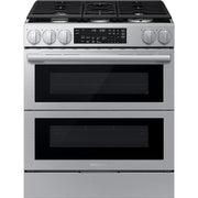  Samsung 30-inch, 6.0 cu. ft. Slide-in Gas Range with True Convection Technology NSG90H60DRAA IMAGE 1