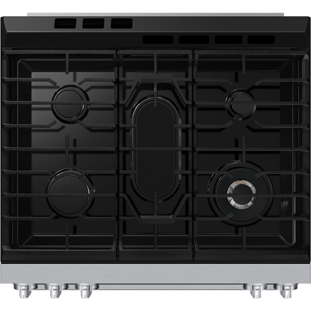  Samsung 30-inch, 6.0 cu. ft. Slide-in Gas Range with True Convection Technology NSG90H60DRAA IMAGE 3