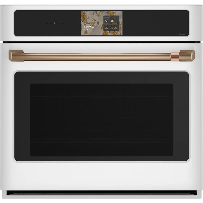 Café 30-inch, 5.0 cu. ft. Built-in Single Wall Oven with True European Convection CTS90DP4ZW2