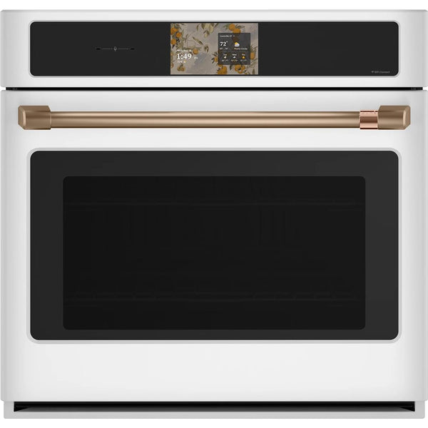 Café 30-inch, 5.0 cu. ft. Built-in Single Wall Oven with True European Convection CTS90DP4ZW2