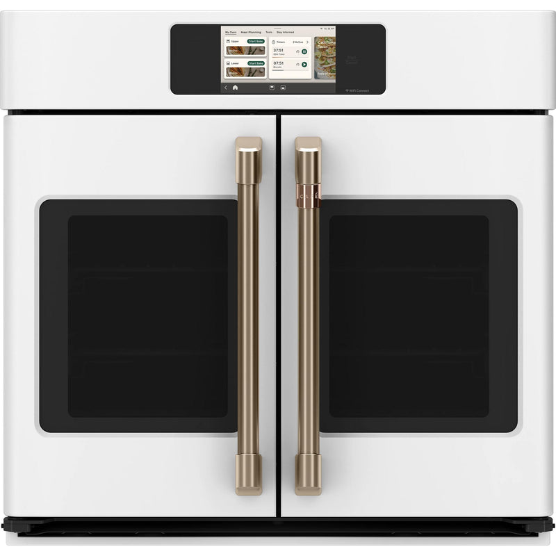 Café 30-inch, 5.0 cu. ft. Built-in Single Wall Oven with True European Convection CTS90FP4ZW2