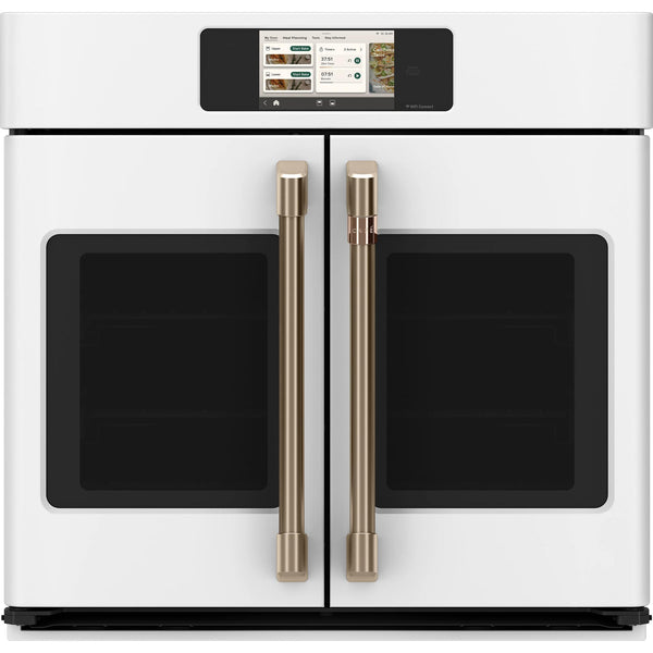Café 30-inch, 5.0 cu. ft. Built-in Single Wall Oven with True European Convection CTS90FP4ZW2