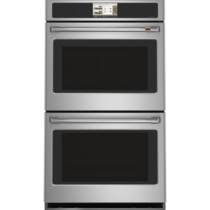 Café 30-inch, 10.0 cu. ft. Built-in Double Wall Oven with True European Convection CTD90DP2ZS1