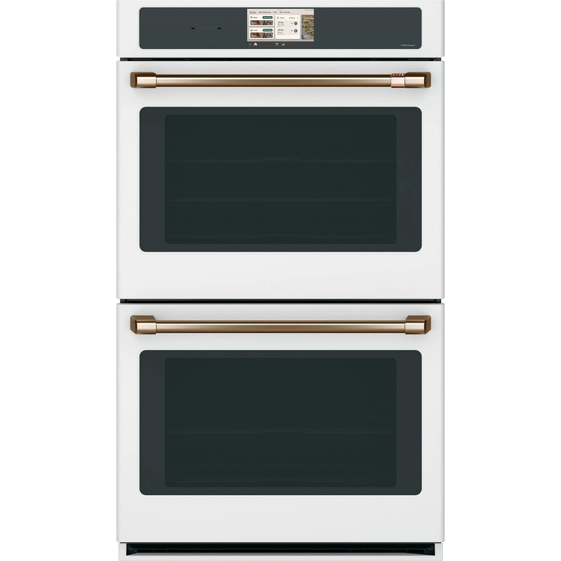 Café 30-inch, 10.0 cu. ft. Built-in Double Wall Oven with True European Convection CTD90DP4ZW2