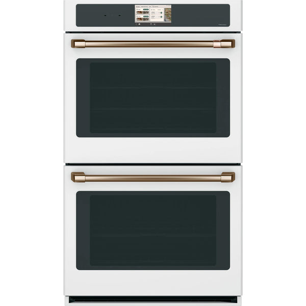 Café 30-inch, 10.0 cu. ft. Built-in Double Wall Oven with True European Convection CTD90DP4ZW2