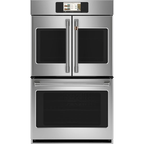 Café 30-inch, 10.0 cu. ft. Built-in Double Wall Oven with True European Convection CTD90FP2ZS1