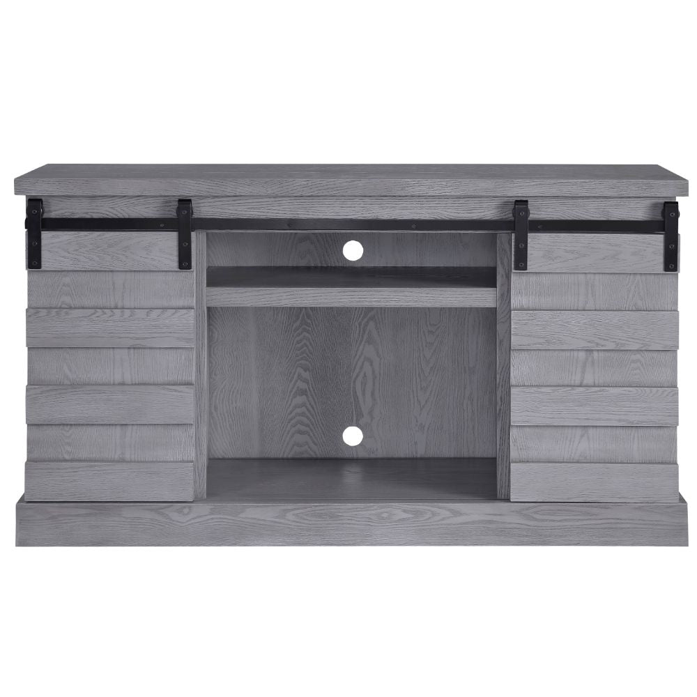 Amrita 59"L Rectangular TV Stand with Fireplace