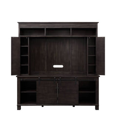 Apison TV Stand Entertainment Center with Fireplace