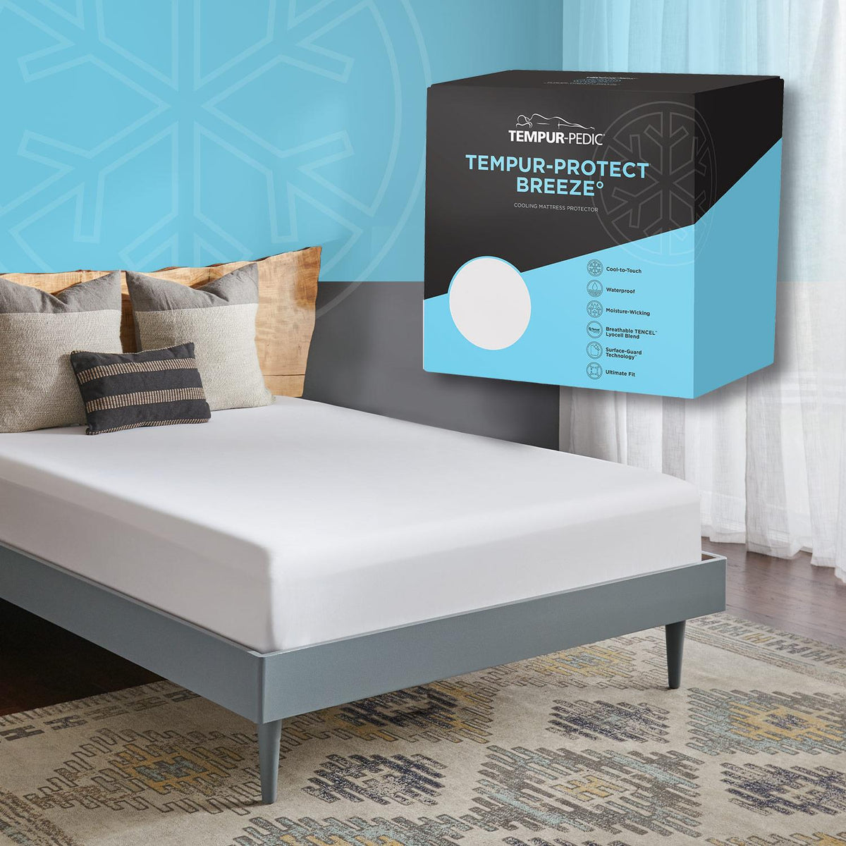  Tempur-Pedic Tempur Breeze Mattress Protector IMAGE 2