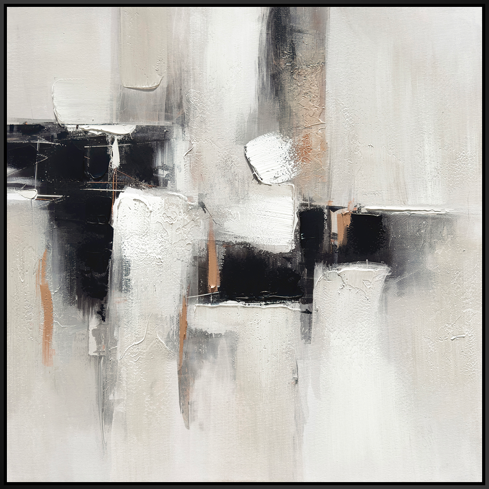 Urban Elegance II Hand-embellished Canvas in Frame