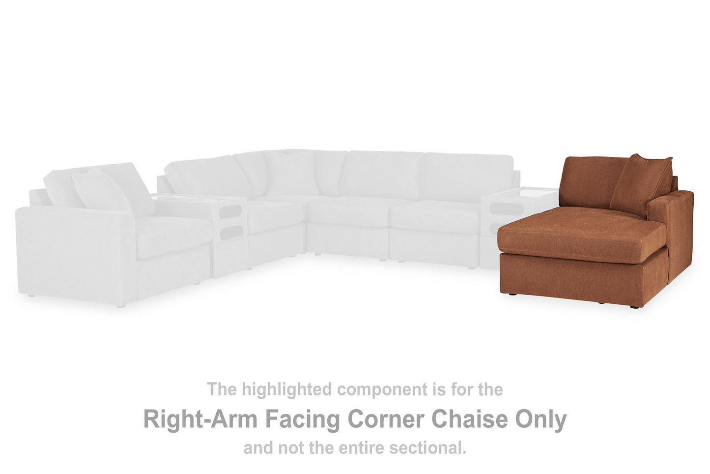 Modmax Sectional with Audio System and Chaise