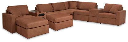 Modmax 8-Piece Sectional and 2 Ottomans